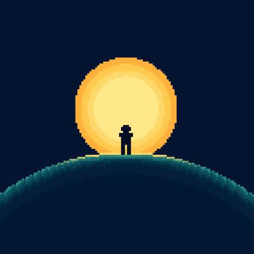 UMARE icon: a golden dot rises above the Earth.